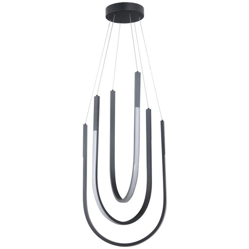 62w Pendant, Mb W/ Wh Silicone Diffuser | PCR-1654LEDP-MB