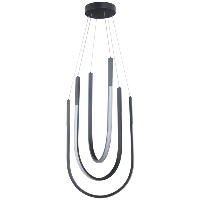 62w Pendant, Mb W/ Wh Silicone Diffuser | PCR-1654LEDP-MB
