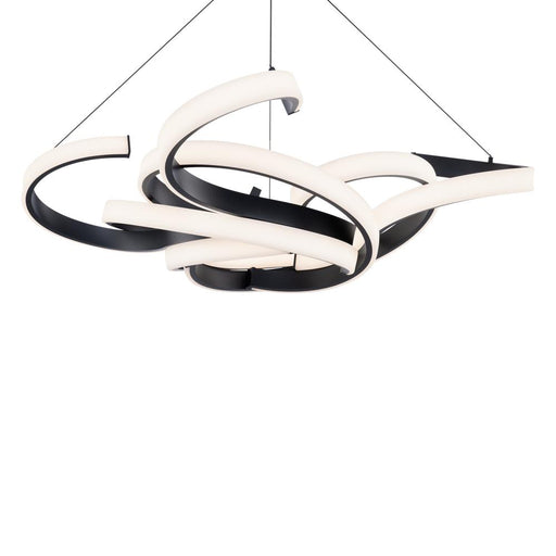 Woven Chandelier Light | PD-22452-BK