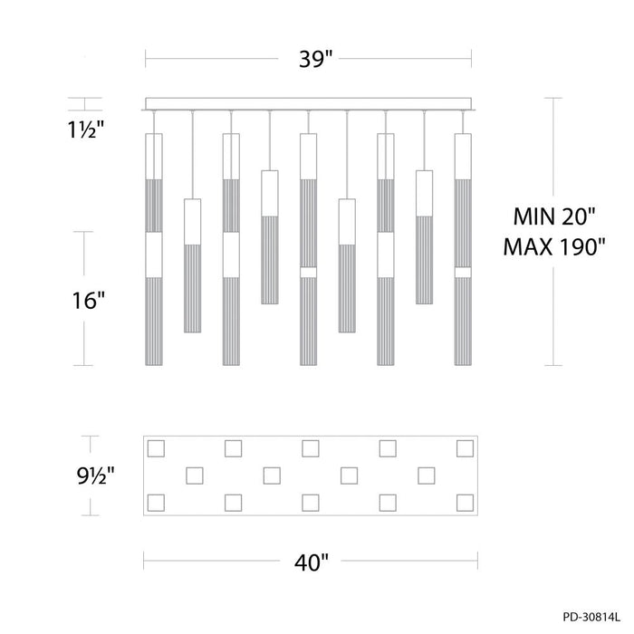 Cinema Multilight Pendant Light | PD-30823L-AB