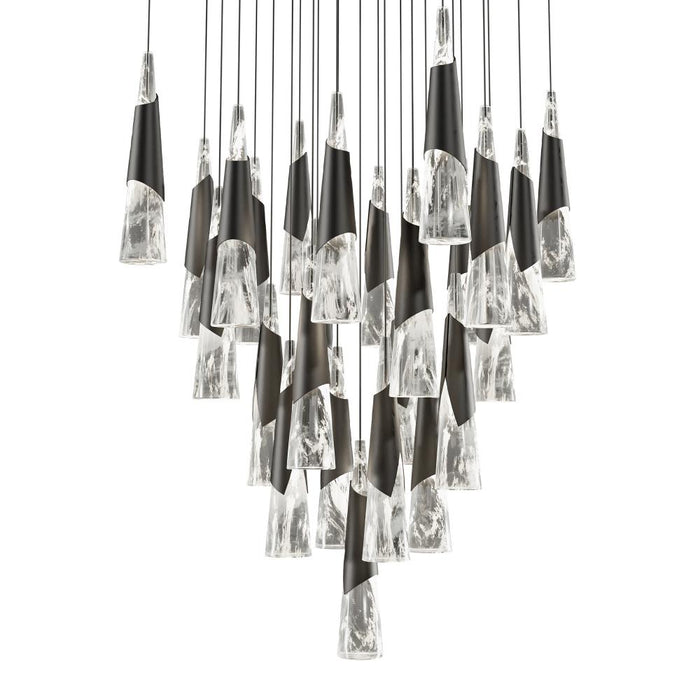 Kilt Multilight Pendant Light | PD-44425S-BK