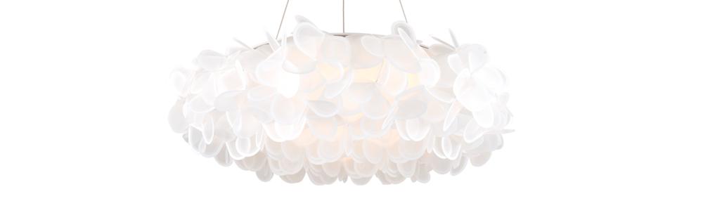 Fluffy Chandelier Light | PD-59933-BN