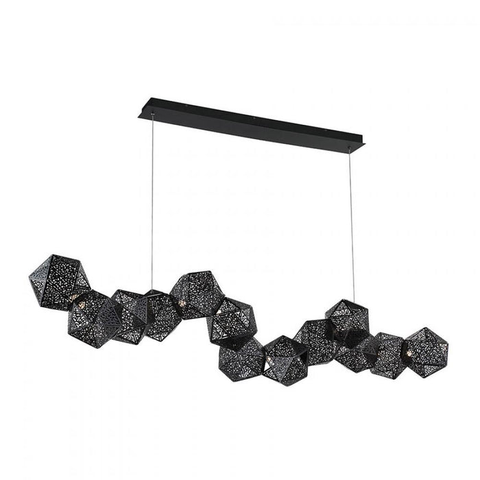 Riddle Linear Pendant | PD-62864-BK