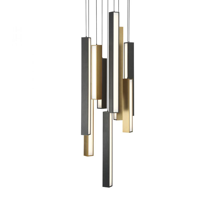 Chaos Multilight Pendant Light | PD-64809R-BK/AB-BK