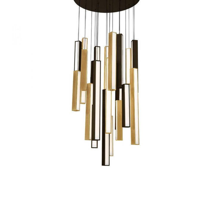 Chaos Multilight Pendant Light | PD-64821R-BK/AB-BK