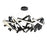 Chaos Chandelier Light | PD-64861-BK