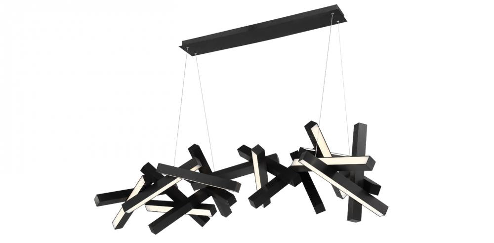 Chaos Linear Pendant | PD-64872-BK