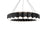 Dolman Chandelier Light | PD-73528-BK