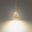 Helios Mini Pendant Light | PD-74318-AB/GL