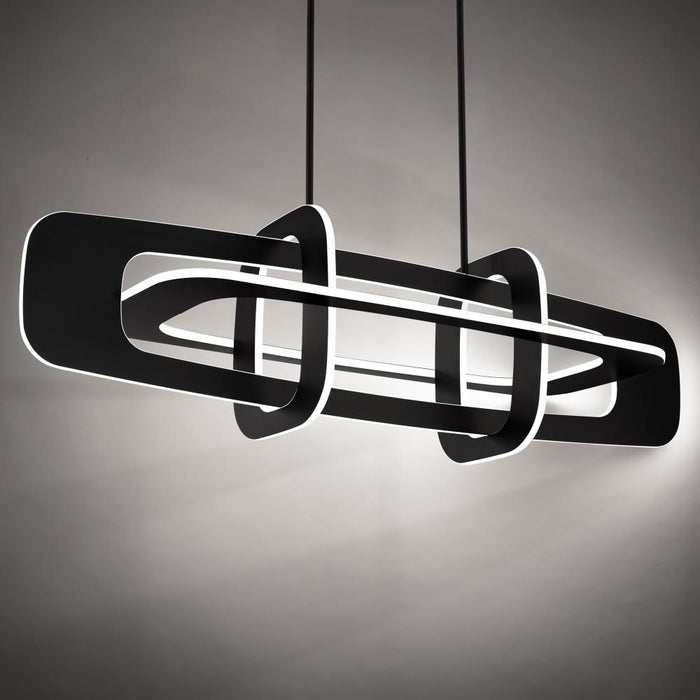Vesta Linear Pendant | PD-76350-BK