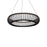 Lute Chandelier Light | PD-80528-30-BK
