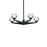 Double Bubble Chandelier Light | PD-82024-BK