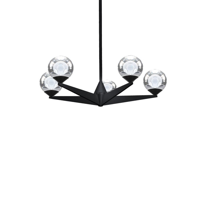 Double Bubble Chandelier Light | PD-82024-BK