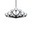 Double Bubble Chandelier Light | PD-82027-BK