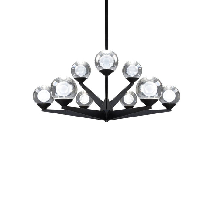 82027 Double Bubble Chandelier Light | PD-82027-BK — Litemode