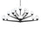Double Bubble Chandelier Light | PD-82042-BK