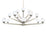 Double Bubble Chandelier Light | PD-82042-SN
