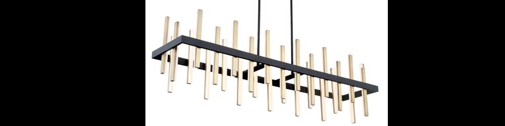 Harmonix Linear Pendant | PD-87956-BK/AB