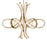Fleur De Lis Chandelier Light | PD-90556-BK