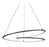 Twist 32-in Black Led Pendant | PD11132-BK-UNV