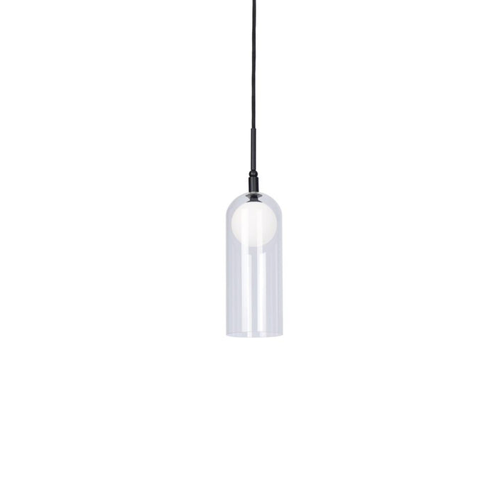 Stylo 4-in Black Led Pendant | PD19804-BK-UNV