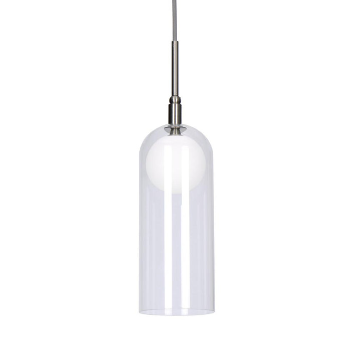 Stylo 4-in Brushed Nickel Led Pendant | PD19804-BN-UNV