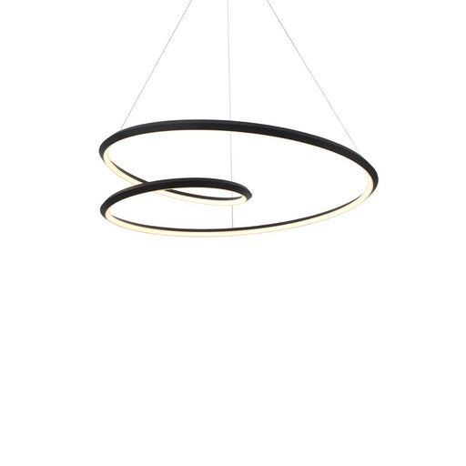 Ampersand 32-in Black Led Pendant | PD22332-BK-UNV