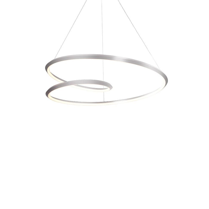Ampersand 32-in Brushed Nickel Led Pendant | PD22332-BN-UNV