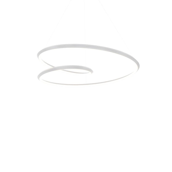 Ampersand 32-in White Led Pendant | PD22332-WH-UNV