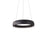 Halo 23-in Black Led Pendant | PD22723-BK-UNV-010