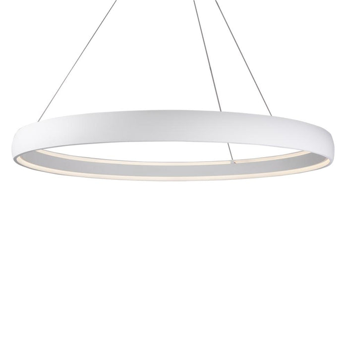 Halo 72-in White Led Pendant | PD22772-WH-UNV-010
