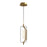 Hilo 5-in Brushed Gold Led Pendant | PD28515-BG-UNV