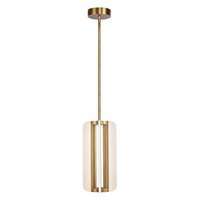 Anders 7-in Vintage Brass Led Pendant | PD336507VB-UNV