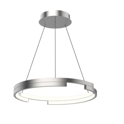 Anello Minor 19-in Brushed Nickel Led Pendant | PD52719-BN-UNV-010