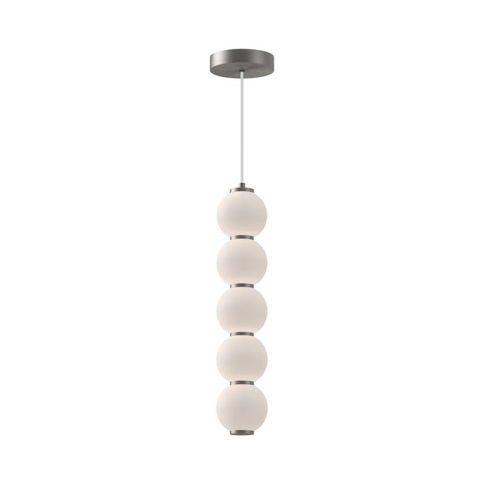 Bijou 5-in Brushed Nickel/opal Matte Glass Led Pendant | PD531515BNOP-UNV