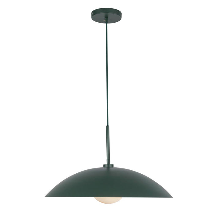 Regent 19-in Pine Green Socket Pendant | PD56019-PGN