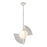Scorpio 16-in Polished Nickel/opal Glass Led Pendant | PD65116-PN/OP-UNV