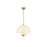Crosby 18-in Brushed Gold Socket Pendant | PD661418BG