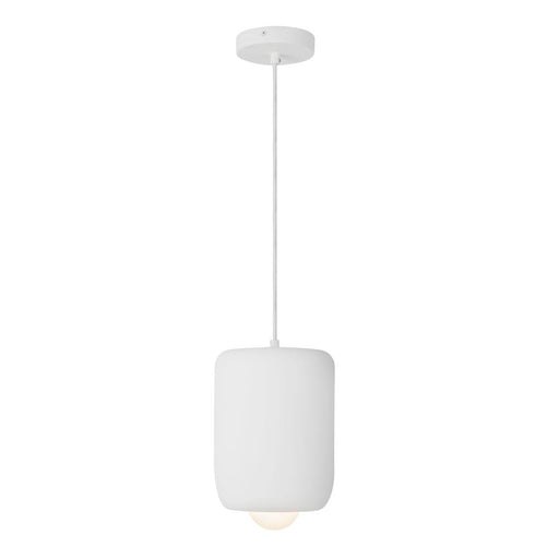 Hayden 7-in Antique White Led Pendant | PD68507-AW-UNV