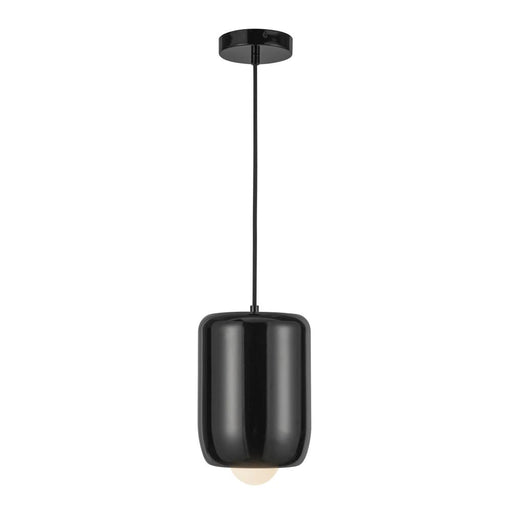 Kuzco Lighting Inc Hayden 7-in Glossy Black LED Pendant