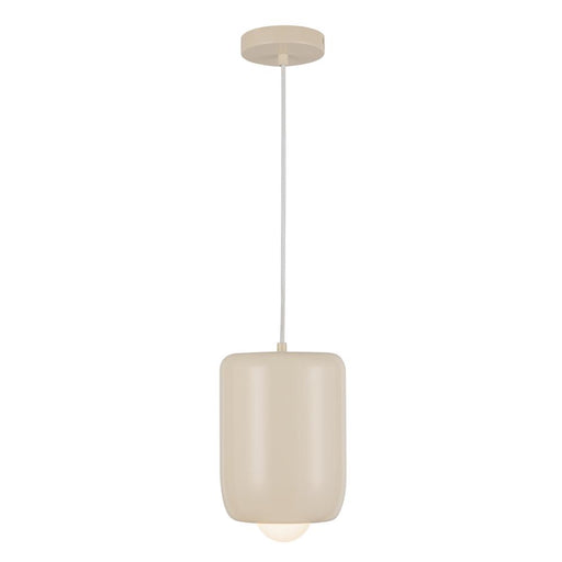 Hayden 7-in Pearl White Led Pendant | PD68507-PW-UNV