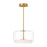 Enkel 15-in Clear/brushed Gold Led Pendant | PD70615-CL/BG-UNV