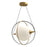 Aries 16-in Brushed Gold Led Pendant | PD76716-BG-UNV
