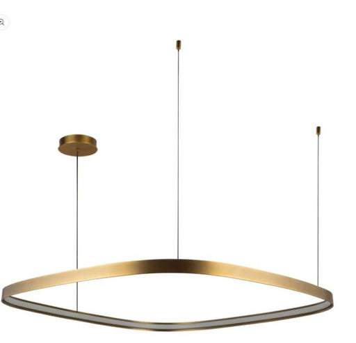 Yukon 40-in Vintage Brass Led Pendant | PD78040-VB-UNV