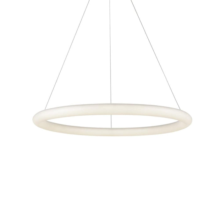 Cumulus Minor 32-in White Led Pendant | PD80332-WH-UNV-010
