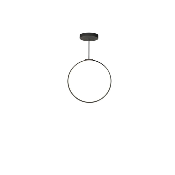 Cirque 24-in Black Led Pendant | PD82524-BK-UNV