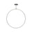 Cirque 60-in Black Led Pendant | PD82560-BK-UNV-010