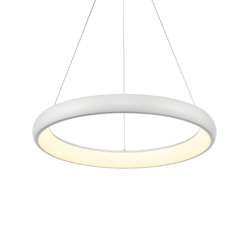Cortana 24-in White Led Pendant | PD82724-WH-UNV