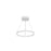 Cerchio 18-in White Led Pendant | PD87118-WH-UNV-010