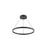 Cerchio 24-in Black Led Pendant | PD87124-BK-UNV-010